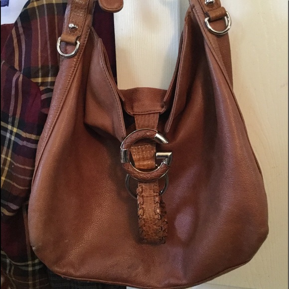 Gucci Handbags - GUCCI G-WAVE VINTAGE BROWN LEATHER HOBO BAG PURSE